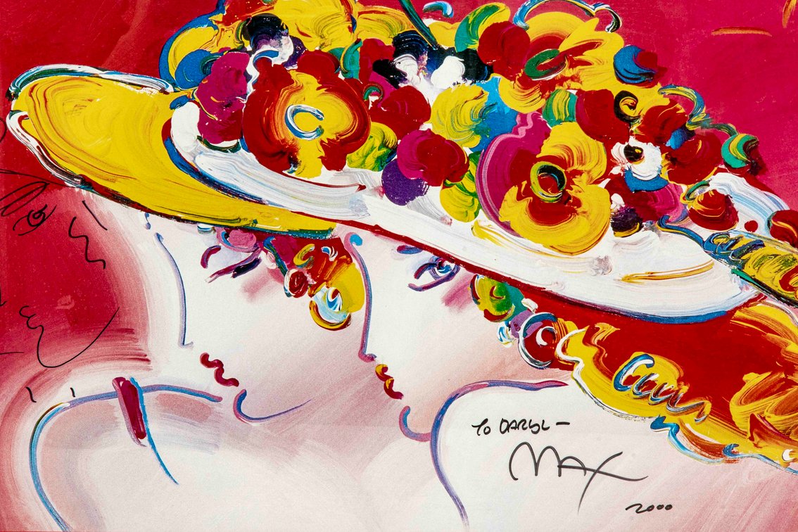 Peter Max Poster- Signed and Customized, Framed