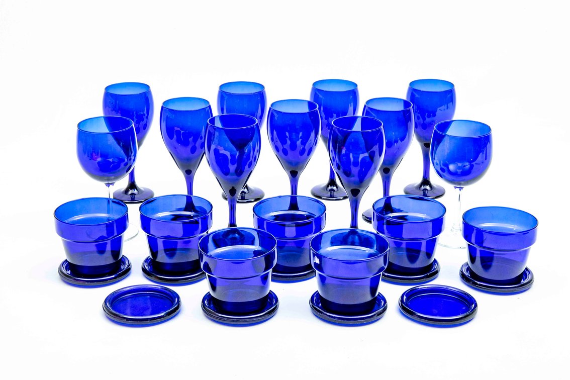 Libbey Cobalt Blue Wine, Planter Pots + More!