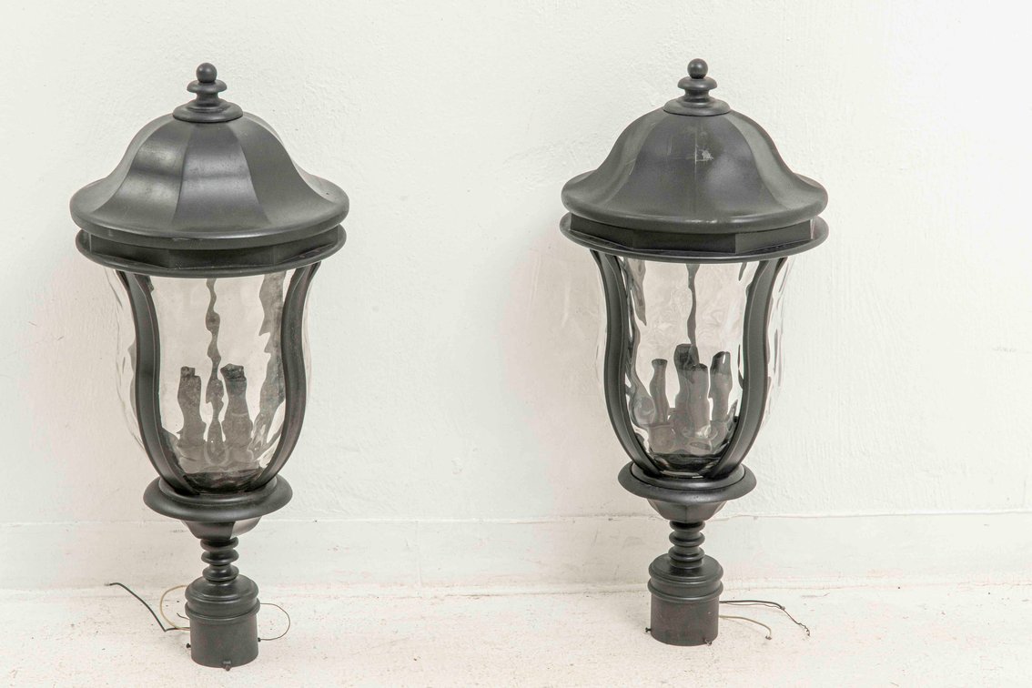 Two Savoy House Monticello 4-Light Post Lanterns