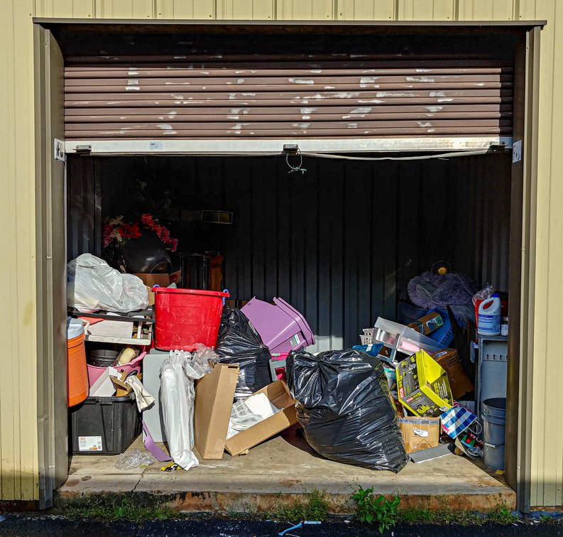 Contents of Unit F8, OneGuard Storage, Toccoa