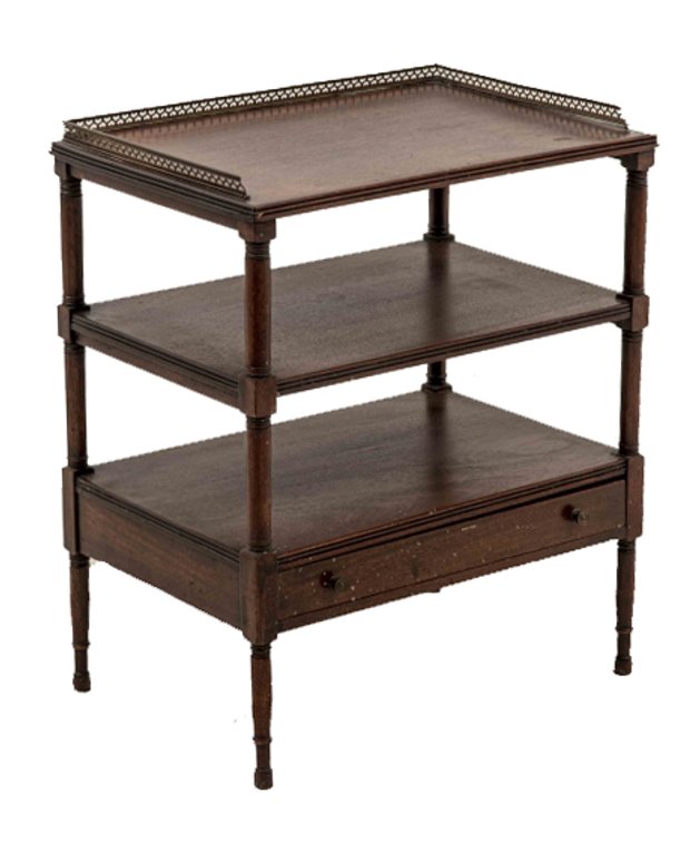 Regency Accent Table w/ Single Drawer