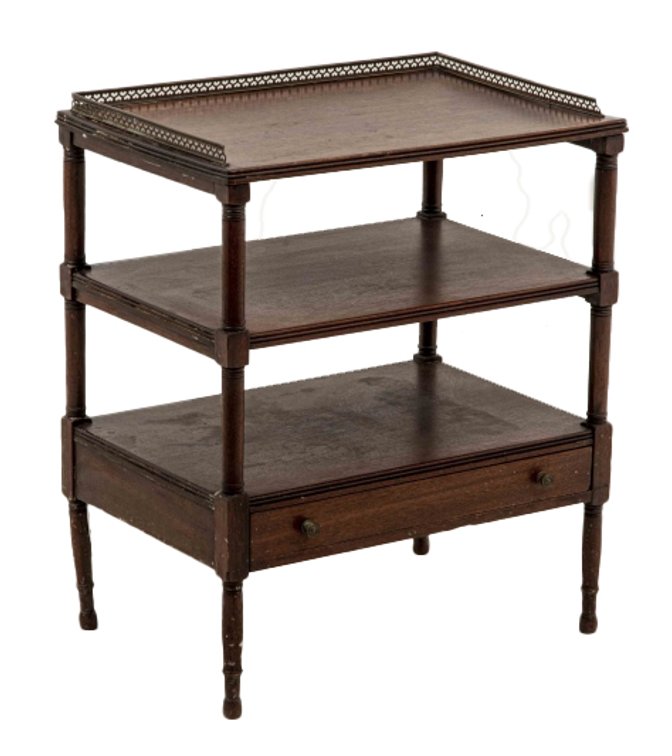 Regency Accent Table w/ Single Drawer