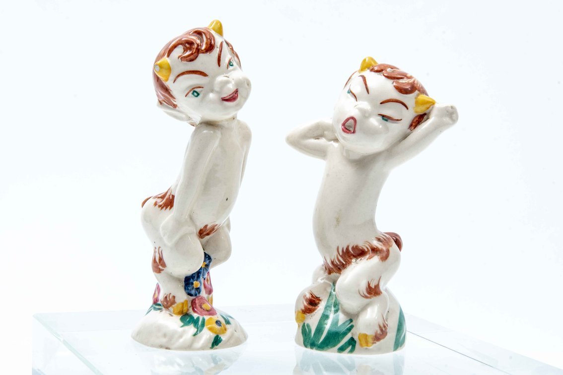 Scarce! 1940 Disney Fantasia Fauns Adorable Pair!