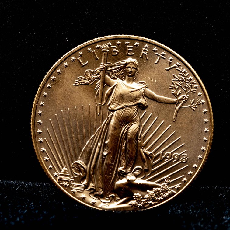Uncirculated 1998 American Gold Eagle 1 oz Gold Coin
