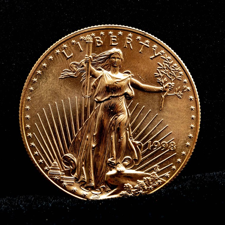 Uncirculated 1998 American Gold Eagle 1 oz Gold Coin