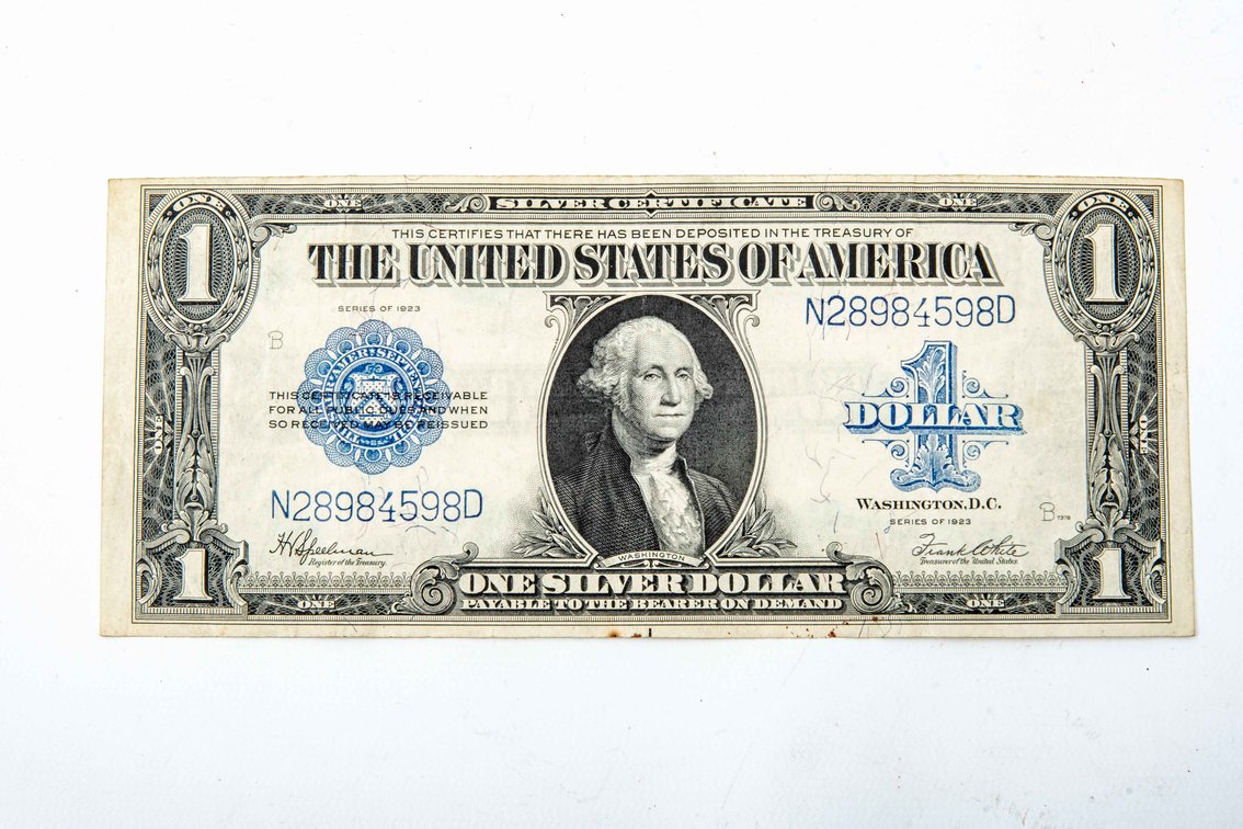 1923 US $1 Silver Certficate- Large Size