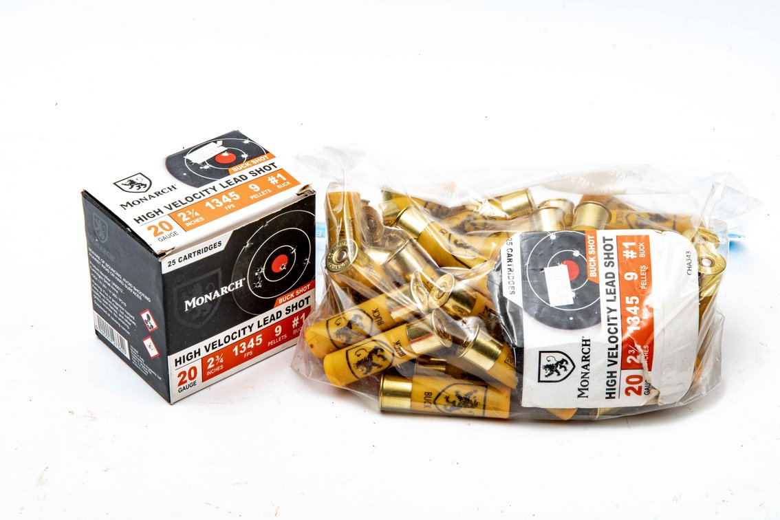 70 Shells-Monarch 20G-#1 Buck