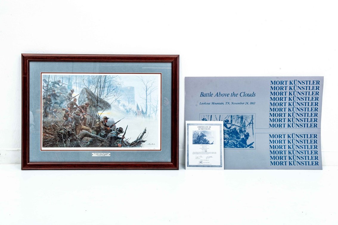 Battle Above The Clouds- Mort Kunstler- S/N Print