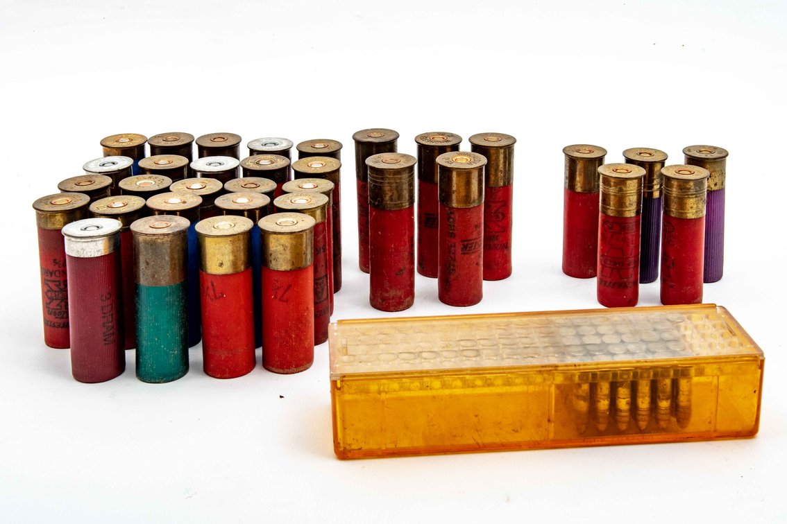 12 Gauge Shotgun Shells + .22 Ammo