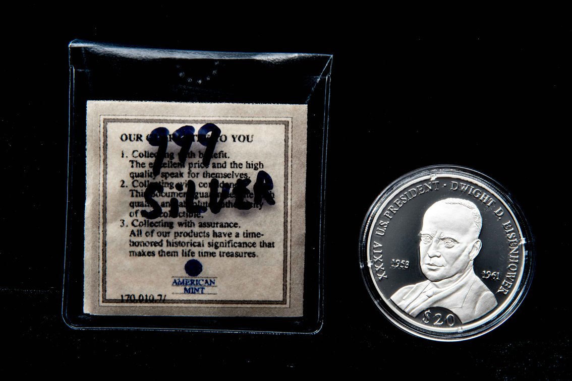 Dwight Eisenhower- .999 Silver Coin-20 Grams
