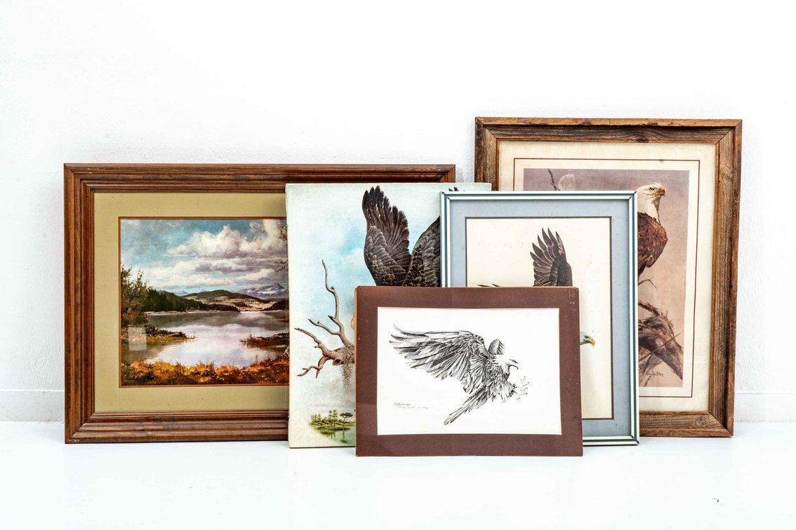 Eagles & Landscape Prints - S/N Loulier, Hirtle