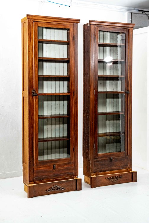 Antique 7 ft. Cabinets w/ Beadboard Back