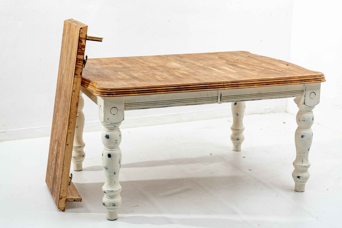 Shabby Chic Dining Table w/ Leaf