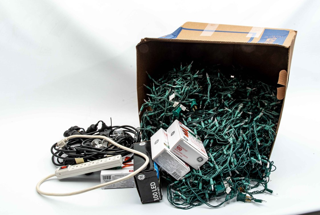 Christmas String Lights and Power Supply