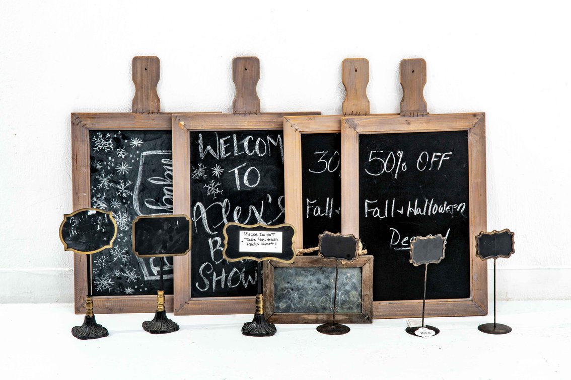 Chalkboard Display Sign Medley