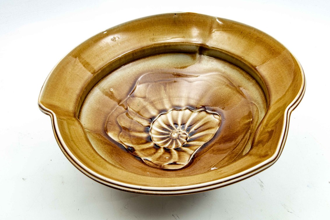 Original Unique Pottery Centerpiece Bowl