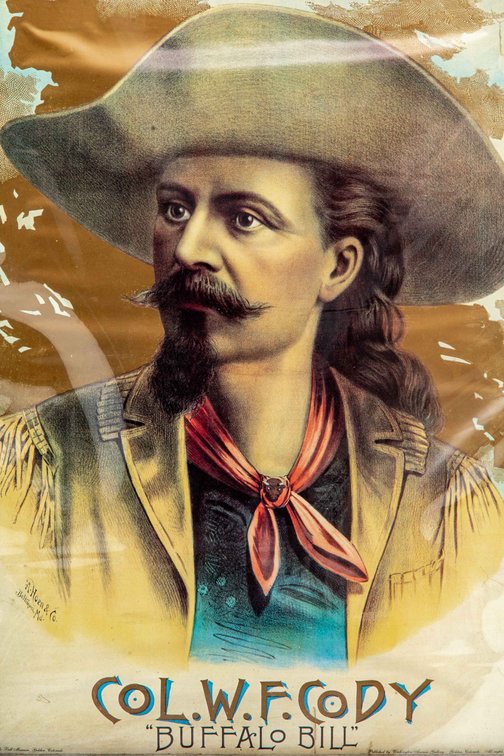 Framed Col. W.F. Cody "Buffalo Bill" Poster Print