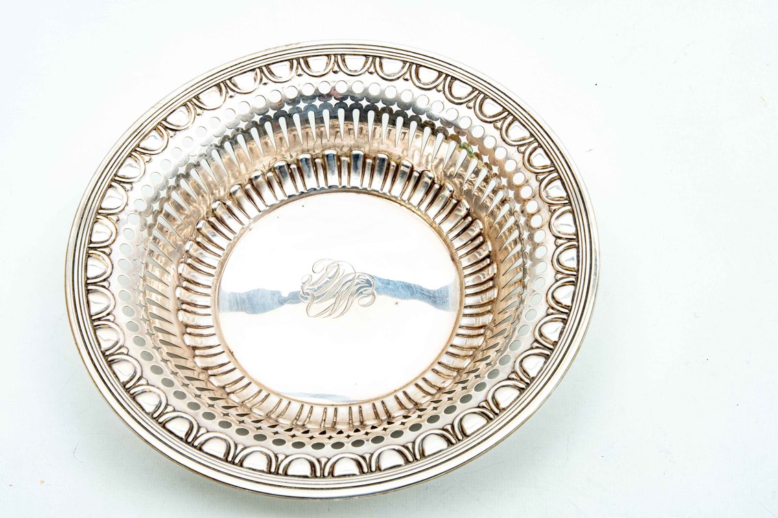 Sterling Pierced Edge Bowl- Whiting