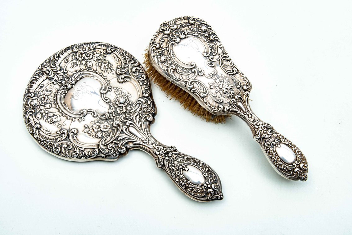 Gorham Sterling Vanity Set