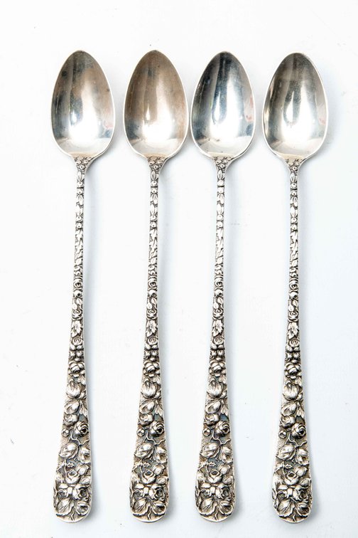 Saltd Rose Sterling Silver Iced Tea Spoons