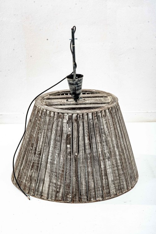 Large Rustic Industrial Light Fixture