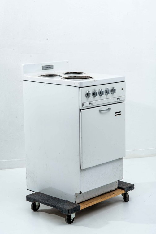 Vintage Hotpoint 3 Burner Electric Stove w/ Oven
