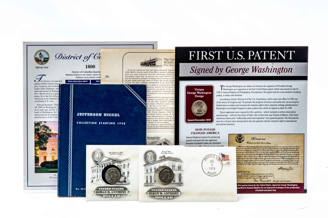 US Collector Coins-$1, Quarter & Nickel Coins
