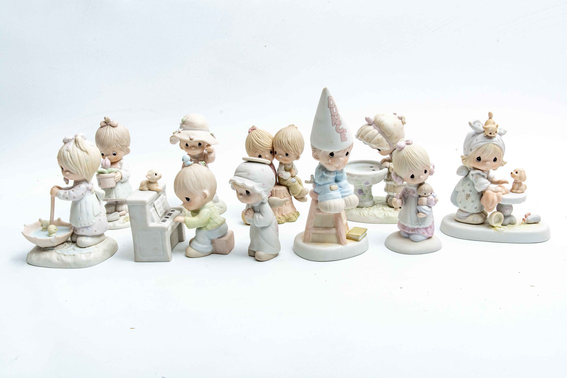 10 Count Precious Moments/Jonathan & David Figs.