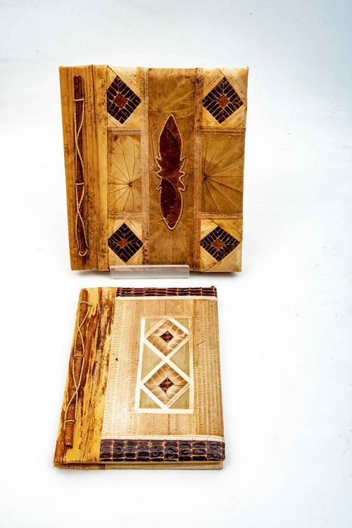 Natural Fiber Notebook & Photo Album