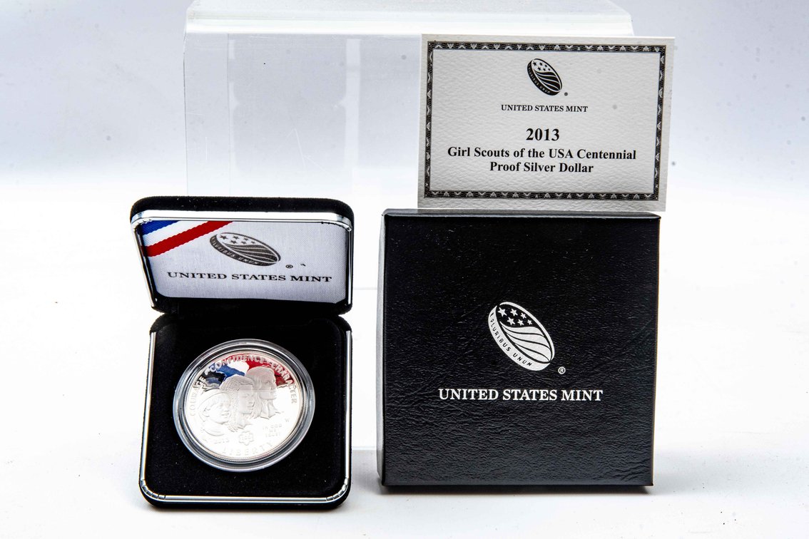 2013 Girl Scout of the USA Centennial Proof Silver