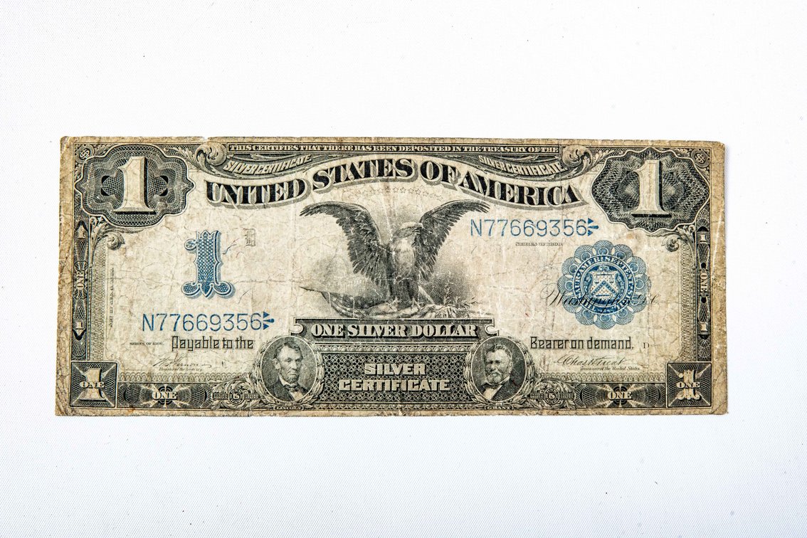US Black Eagle Silver Certificate-1899 Series