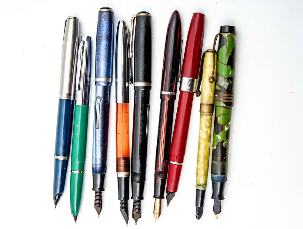 Nine Fountain Pens