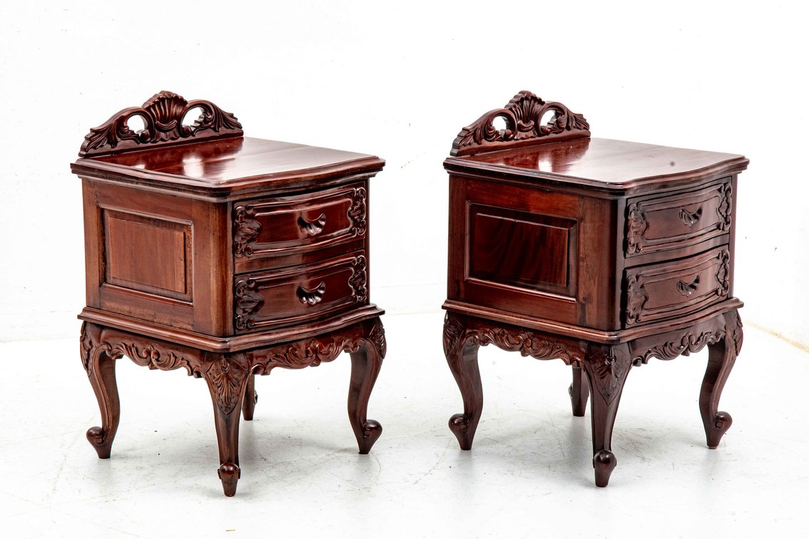 Two Mahogany Side Tables