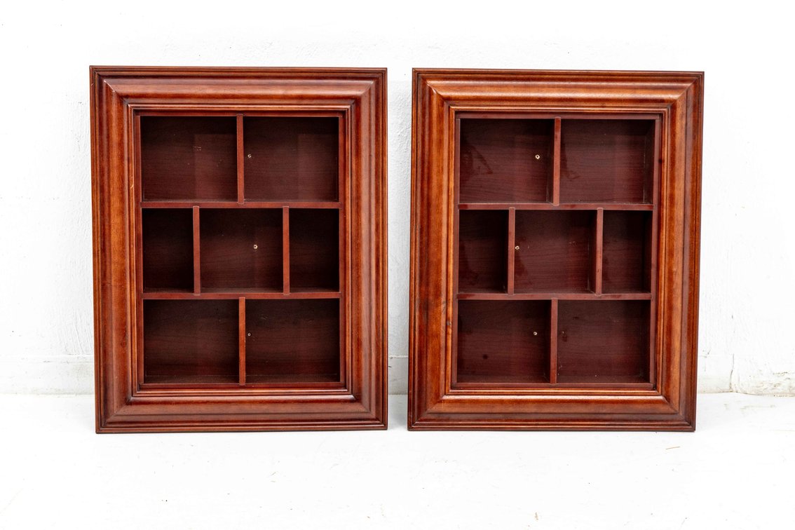 Two Inset Display Shelves