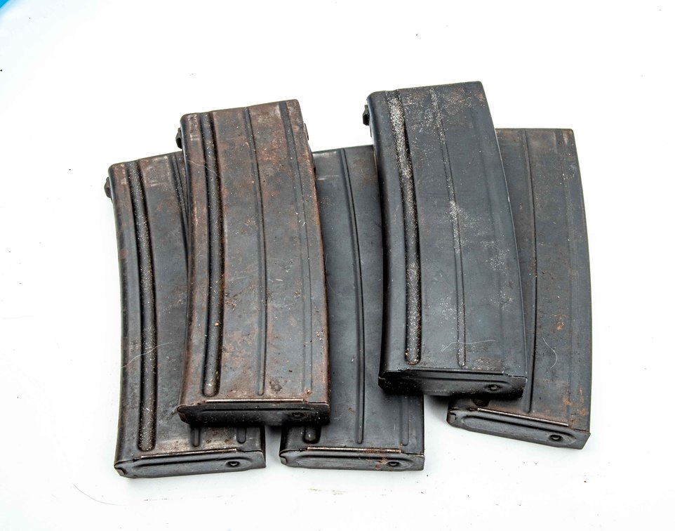 5x Vintage Bren(L4A1) 7.62x51mm 30 Round Magazines