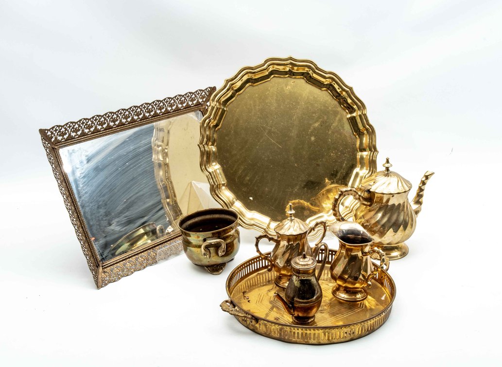Decorative Brass Serveware