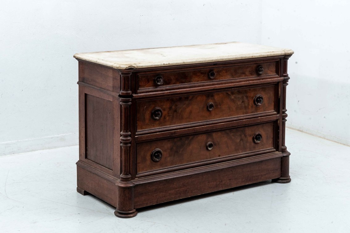 Marble Top Eastlake Dresser w/ Mirror