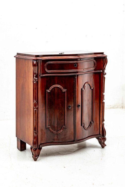 Serpentine Front Storage Cabinet