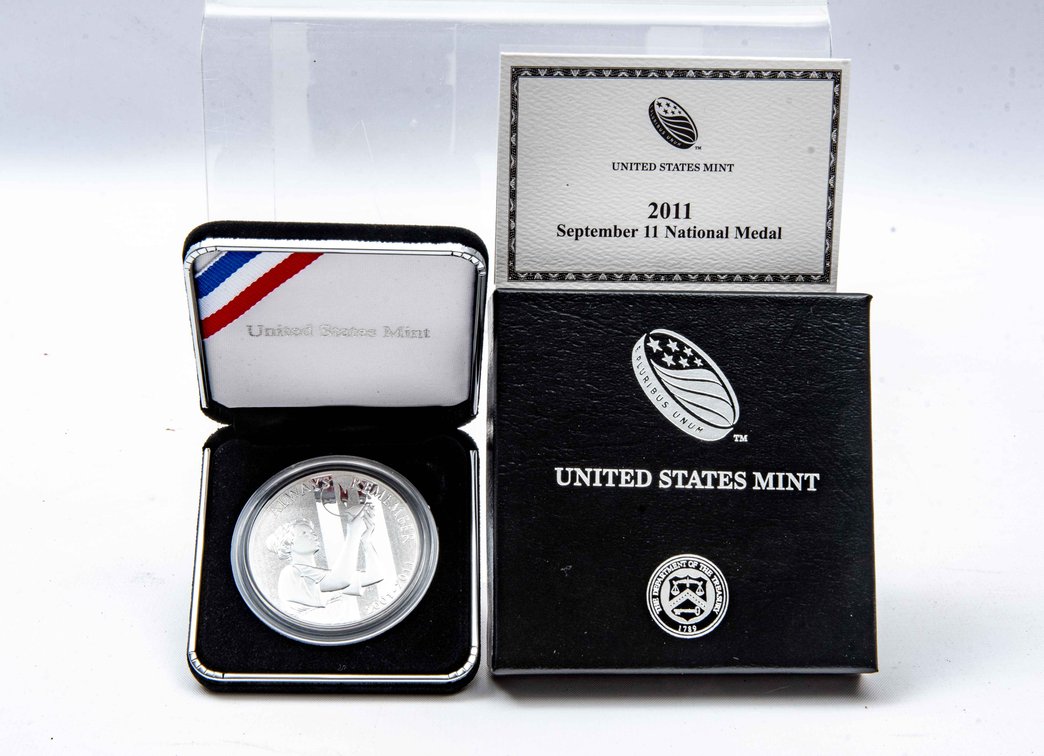 2011 Sept. 11 National Medal- 1 Oz. Silver Coin-WP