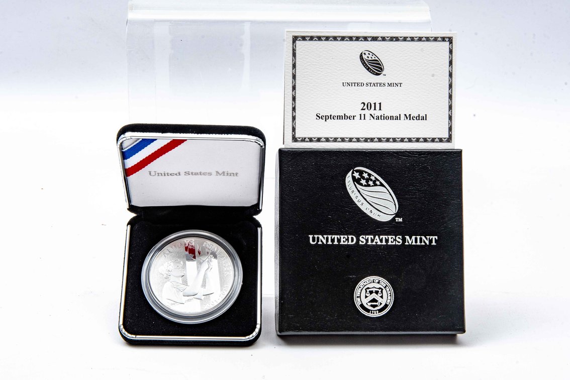 2011 Sept. 11 National Medal- 1 Oz. Silver Coin-WP