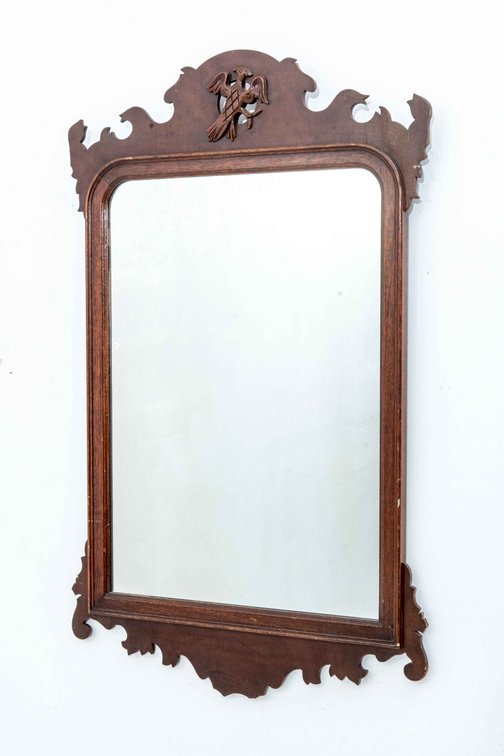 Federal Chippendale Phoenix Wall Mirror