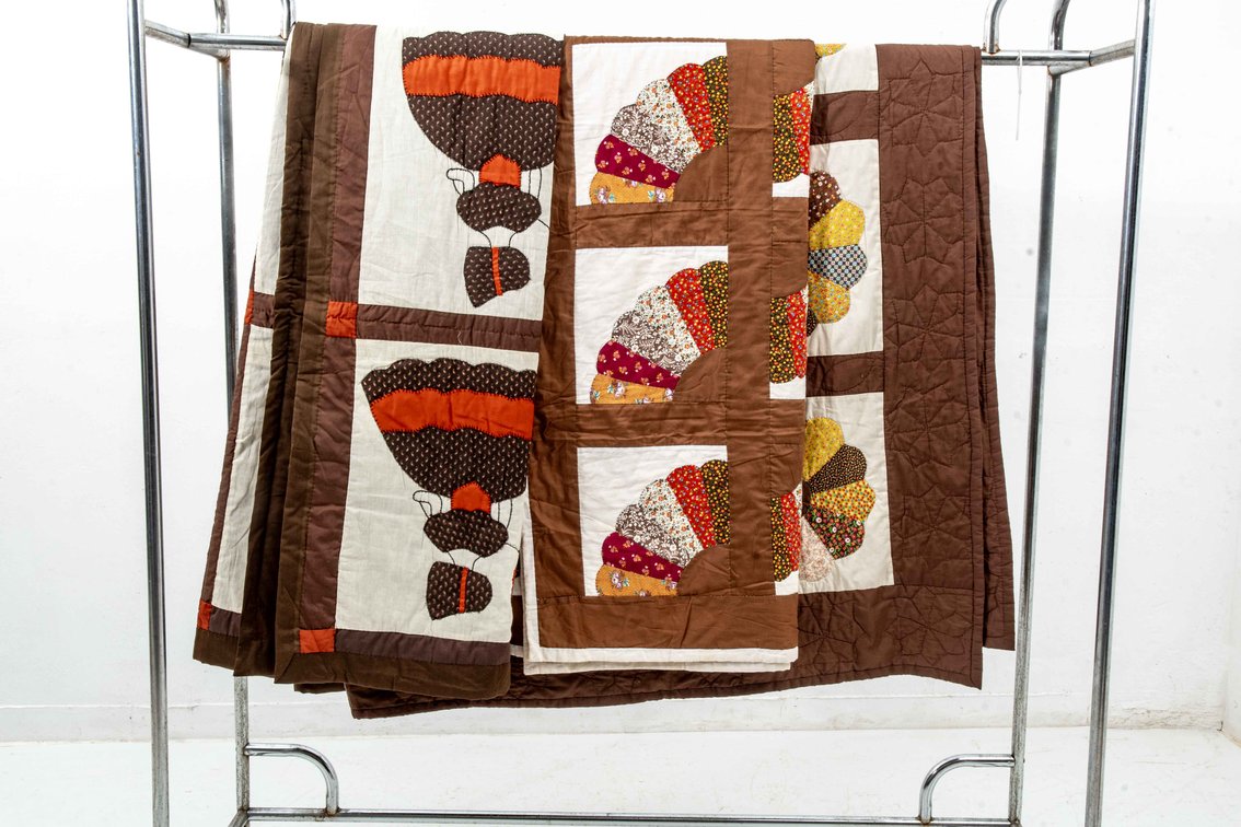 Brown & Autumn Themed Quilted Blankets