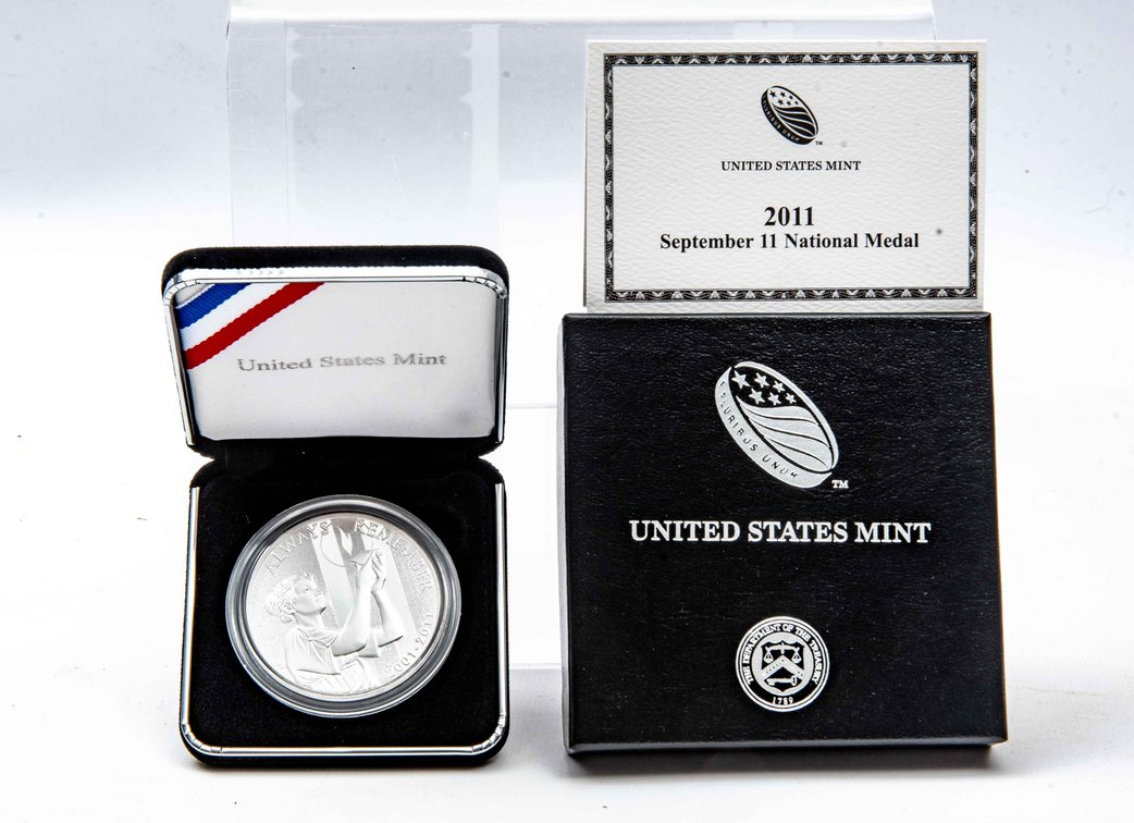 2011 Sept. 11 National Medal- 1 Oz. Silver Coin-WP