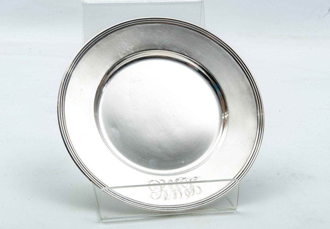Wilcox & Wagoner Sterling Bread Plate