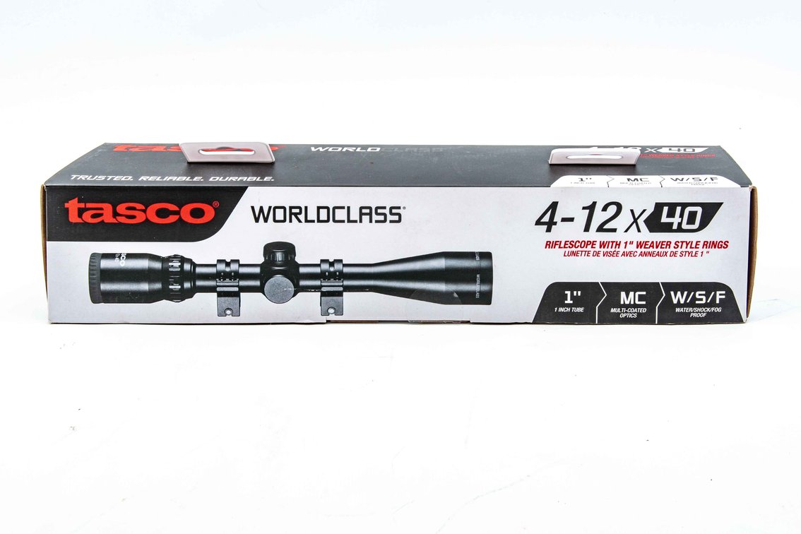 Tasco- WORLD CLASS 4–12X40MM Rifle Scope-NIB