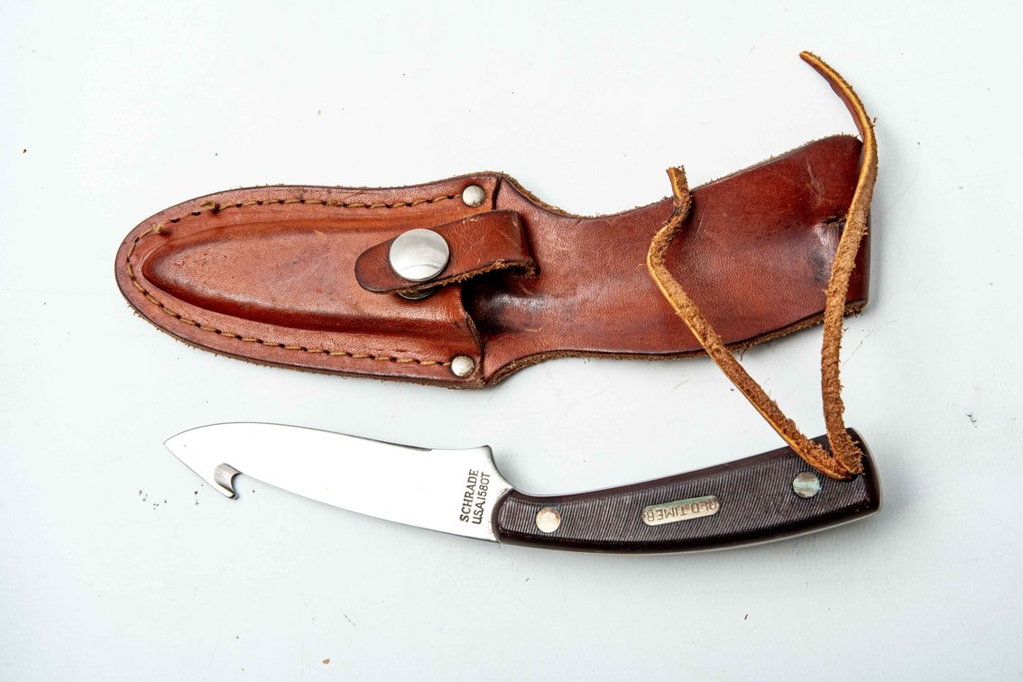 #2- Schrade Old Timer USA- Model 158OT With Sheath