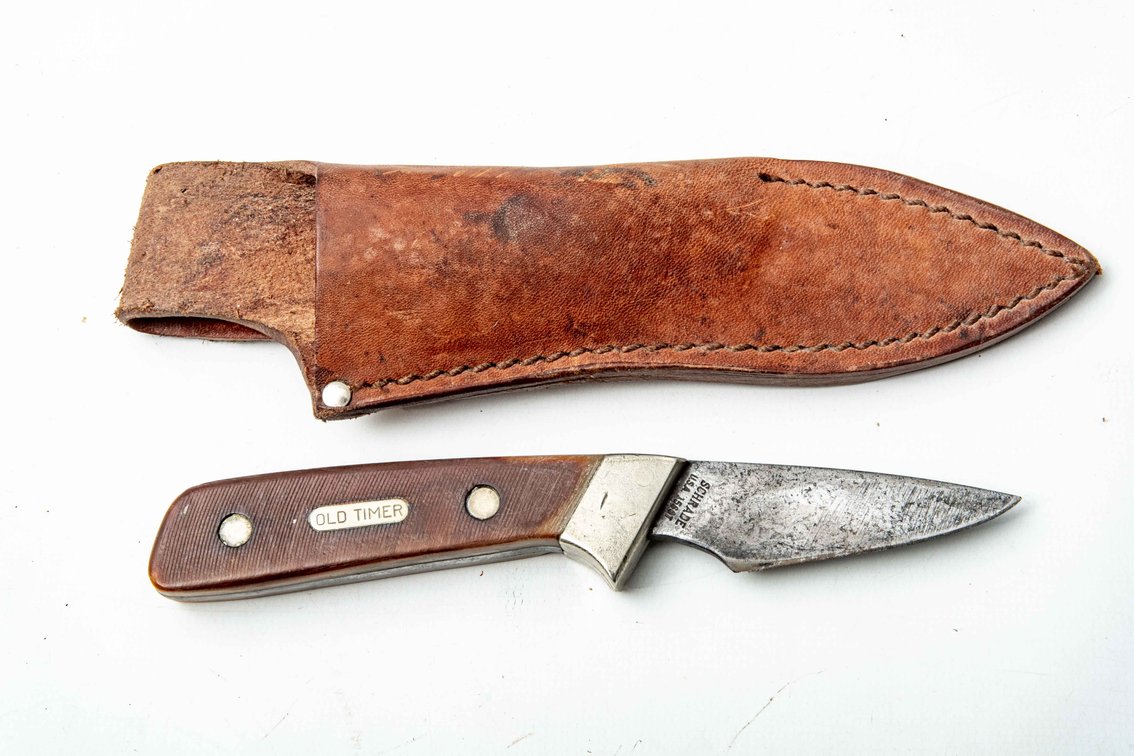#2- Schrade Old Timer USA- Model 156OT With Sheath