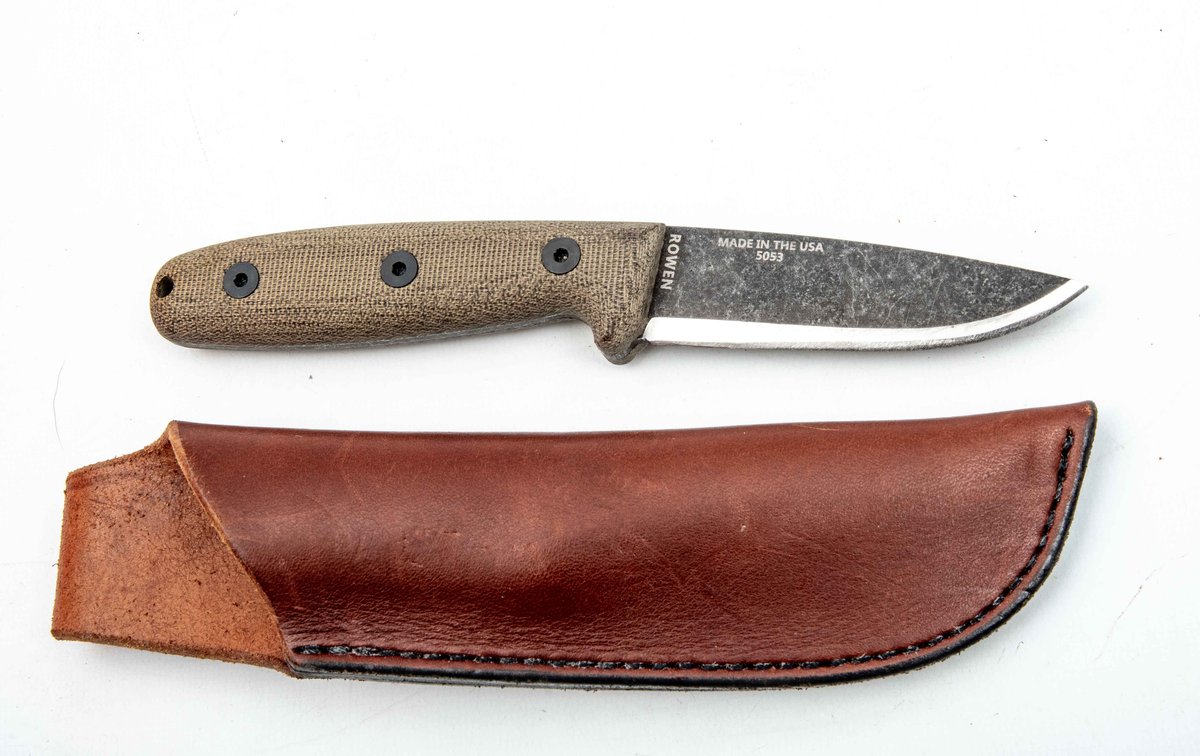 ESEE Bolieu RB3 Fixed Blade Knife - Made in USA