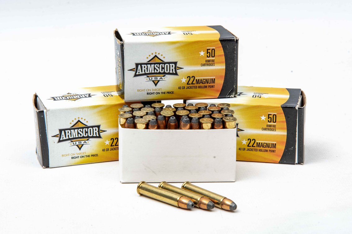 150 Rounds of 22 MAG Hollow Point Ammo- Armscor