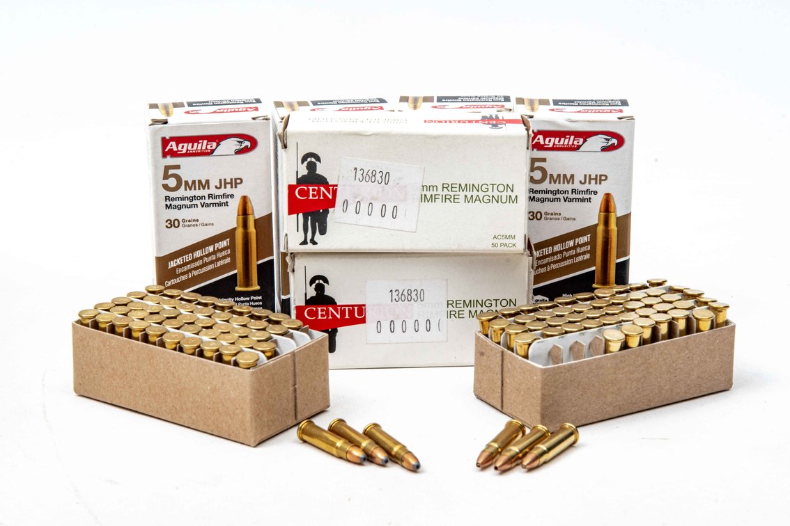 300 Rounds- 5mm Remington Rimfire Magnum